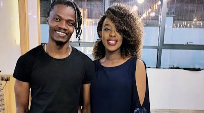 Juliani and his wife Lilian Ng'ang'a